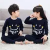 Pijamas para niños Algodón puro Ropa de otoño y conjunto de pantalones Ropa interior térmica para bebés y niñas Capa base para niños pequeños Suéter de algodón