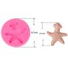 0071 Molde de Silicone Decorativo para Bolo de Chocolate com Formato de Estrela-do-mar, Concha, Cavalo-marinho e Tartaruga