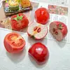 Juguetes de Comida Simulada, Tomates, Manzanas, Accesorios de Resina, Adornos Creativos de Frutas, Accesorios de Decoración de Modelos de Comida para Bricolaje