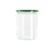 Latas de 85 Calibre con Tapa Suave a Prueba de Polvo de Fácil Apertura, Latas de Empaque Transparente de PET para Galletas, Ciruelas en Conserva, Frutas Deshidratadas y Tiras de Carne de Res, Latas Selladas