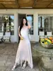 Vestido de Alça Patchwork de Renda Elegante Ls Guangzhou Shisanxing 2026 Estilo Novo Primavera 23192 #