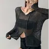 Cárdigan Delgado de Punto Holgado con Mangas Largas para Mujer, Nuevo Estilo Primavera/Verano 2026, Cubierta Protectora Solar Hueca de Nicho Puro Deseo