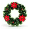 Decorações de Natal da Amazon transfronteiriças, guirlandas de Natal criativas, enfeites de porta, guirlandas de videira, atmosfera para vitrines e arranjos de cena