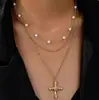 Collar de Múltiples Capas con Colgante de Corazón Burbuja con Lazo y Perlas de Imitación para Mujer - Joyería de Moda - Regalo de Vacaciones