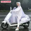 Impermeable para Scooter Eléctrico Motocicleta Adultos 2026 Extendido Cuerpo Completo Impermeable Engrosado Tablero Visible Impermeable
