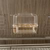Yuchao grade transparente caixa de comida de pássaro à prova de salpicos anti-aspersão caixa de comida de pássaro pendurado jade pássaro alimentador Jade Bird suprimentos