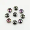 Suministro directo de fábrica cristal galvanizado 14MM nido de pájaro orificio de presión medio cuentas de vidrio accesorios para joyería DIY cuentas sueltas girasol