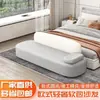 2026 Venta Caliente Estilo Crema Sofá Pequeño para Apartamento Recámara Chaise Longue Sofá Perezoso Respaldo Cuero Resistente a Arañazos de Gato Sofá de Belleza