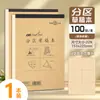 Cuaderno de Borrador Qinglian Protección Ocular Color Madera Natural Papel de Borrador para Estudiantes con Secciones para Cálculo Matemático y Corrección de Errores para Escuela Secundaria, Escuela Media y Universidad