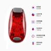 Mini Luz Trasera para Bicicleta Luz de Advertencia para Correr de Noche al Aire Libre 5LED Luz para Ciclismo Clip Trasero Multifuncional Luz para Casco Mochila