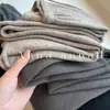 Recomendación cuidadosamente seleccionada de Emily Clud: pantalones largos casuales para mujer de otoño/invierno, tiro alto, pierna ancha, corte recto, hechos de tejido de punto