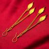 Pendientes de hoja para mujer Pendientes largos de hoja para niña Pendientes de flor para mujer Pendientes de gancho para la oreja para mujer Pendientes de mujer