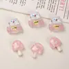 Accesorios de Resina DIY de Dibujos Animados Adornos Brillo Fino Dulce Hongo Pelo de Gato Pinzas para el Pelo Fundas de Teléfono Hebillas de Zapatos Llaveros Colgantes Accesorios