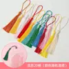 Marcador de Página de Flores Secas Artesanal Material DIY Espécime Transparente Cola Caseira Planta em Relevo Adesivo em Relevo Garrafa Aluno do Ensino Fundamental