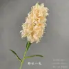 Arranjo de Chão com Flores Artificiais Cor de Champanhe, Rosa de Casamento, Hortênsia, Material de Flores para Corredor de Teto, Arranjo de Decoração para Auditório