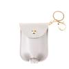 Fábrica eBay transfronterizo nuevo Pu imitación cuero portátil set de botellas de desinfectante de manos bolsa con borla colgante llavero colgante