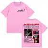 Rapper Melendi Tour 2025 Merch del Álbum Camiseta para Hombre Vintage Gótica de Algodón Y2K para Hombre