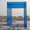 Plataforma de lavado de vehículos de 6 m para sitios de construcción de fabricantes. Lavadora de vehículos completamente cerrada.
