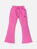 2026 Novo Calça de Moletom Slim Fit Estilo Americano Bordado de Letras Calça Esportiva Casual Transfronteiriça