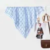 Nova Linha Clássica Feminina Série Lenço Pequeno de Seda com Toque de Luxo, Versátil e Simples, Popular em Transmissões Ao Vivo de E-commerce
