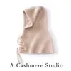 Venta al por mayor de fábrica 100% Cachemir Transfronterizo Otoño/Invierno Nuevo Gorro Bufanda Integrado Cuello Grueso Calentador de Cabeza Cubre Cabeza Gorra