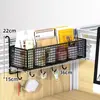 Estante de Almacenamiento para Escritorio de Oficina Artículos de Oficina Organizador de Estación de Trabajo para Chicas Estante Colgante de Pared Cesta Colgante para Dormitorio