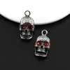Colgante de Calavera Hip-Hop Europeo y Americano de Venta Caliente Transfronteriza Colgante para Collar Hecho a Mano Casero Material para Joyería Accesorios Pequeños