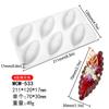 Molde de Mousse de Concha de 6 Peças DIY Sobremesa Francesa Bolo de Chocolate Assar Molde de Silicone Sabonete Artesanal Molde de Gelatina