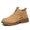Novos sapatos de proteção ao trabalho verão respirável anti-esmagamento anti-espinho resistente ao fogo sapatos de soldagem elétrica sola de borracha resistente ao desgaste sapatos de trabalho de segurança