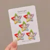 Pinzas para el pelo de estrella para niñas pequeñas, pinzas BB para flequillo lateral que no dañan el pelo, lindas pinzas para flequillo, accesorios para el pelo