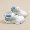 Comercio Exterior Transfronterizo Otoño 2025 Nuevos Zapatos de Mujer Zapatos de Papá Tejido Fly Ligeros Transpirables Venta al por Mayor Zapatos para Correr Transpirables Fuente