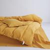 Conjunto de Quatro Peças de Algodão Tingido em Fio Penteado Sirospun Algodão Lavado 4 Capas de Edredom de Algodão Lençol de Cama Roupa de Cama de Alta Qualidade para Casa de Temporada