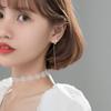 Pendientes Nalan de plata s925 para mujer, estilo coreano, asimétricos, frescos, redondos, con un solo diamante, estrella, luna, corazón, E9016