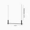 Tienda de Ropa Colgador Colgante de Acero Inoxidable Estante de Exhibición Multifuncional para Ropa Colgador de Cuerda de Acero de Doble Capa Perchero