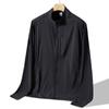 Ropa de protección solar para hombre, ropa de verano con cuello alto, protección solar para exteriores, protección UV, transpirable, hilo original, seda de hielo, abrigo de gran tamaño, venta al por mayor