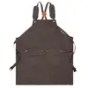 Amazon Delantal de Lona de Algodón Impermeable con Múltiples Bolsillos, Logo Personalizado, para Jardinería Casera y Carpintería, Resistente al Desgaste, Ropa de Trabajo para Hombres