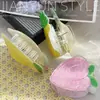 Pinza para el pelo con forma de fruta estilo Ins para mujer, linda pinza de tiburón de fresa y manzana, pinza para el pelo con corazón dulce y femenino, accesorio para el cabello