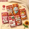 2027 Ano do Carneiro Novo Desenho Animado Envelope Vermelho Bolsa Festival da Primavera Festivo Carteira de Dinheiro da Sorte Infantil Li Shi Feng Atacado Pelúcia de Desenho Animado