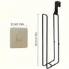Portarrollos de Papel para Baño Transfronterizo, Portarrollos de Papel Montado en Pared, Puerta de Gabinete de Baño para Inodoro, Portarrollos Vertical de Hierro Forjado sin Taladro