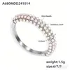 Joyería Xinyixin estilo ins moda circonita brillante anillo de lujo ligero acero inoxidable electrochapado PVD anillo de dedo de comida al por mayor para mujeres