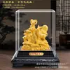 Tres Ovejas Trayendo Riqueza Figura de Oveja Dorada de Terciopelo Regalo de Negocio para Oficina Decoración de Entrada de Sala de Estar Gabinete de Vino Artesanía