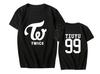 Camiseta de Manga Corta Periférica para Concierto Nalian MOMO Zi Yu Mina Camiseta Holgada para Hombre y Mujer