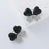 Transfronteiriço Novo Criativo Mini Cristal Artesanal Laço de Diamante DIY Acessórios de Joia Liga de Metal Pingente Decorativo