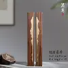 Regla de madera maciza ébano sol naciente Lanzhai boutique sándalo morado especial para principiantes caligrafía regla creativa altura