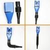 Embudo de plástico para llenado de gasolina de motocicleta, con manguera telescópica plegable portátil y bayoneta, manos libres, embudo de repostaje