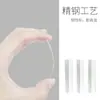 En Stock Hojas Recortadoras de Cejas 10 Piezas Hojas Recortadoras de Cejas de Acero Inoxidable Hojas Onduladas Cuchillo Recortador de Cejas Especial para Estudio Fotográfico Venta al por Mayor