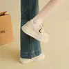 Novedad de otoño, zapatillas blancas estilo coreano para mujer, casuales y versátiles, perfectas para estudiantes, estilo callejero