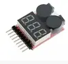 Alarma de Sonido Bb, Alarma de Batería para Modelo de Avión, Indicador de Potencia 1-8S, Ajustable, Dos en Uno