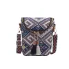Bolsa estilo étnico nova bolsa transversal bolsa feminina sensação de alta qualidade temperamento bolsa com franja alça colorida bolsa de ombro único feminina