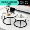 Mesa de centro, sala de estar, mesa redonda para uso doméstico, tampo de madeira, luxo leve, minimalista, moderna, novo modelo 2026, mesa de centro para sofá, mesa de varanda